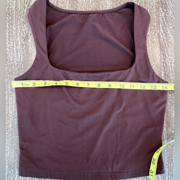 SHEIN Green Patterned Dress and Brown Sleeveless Top Set - Picture 9 of 12